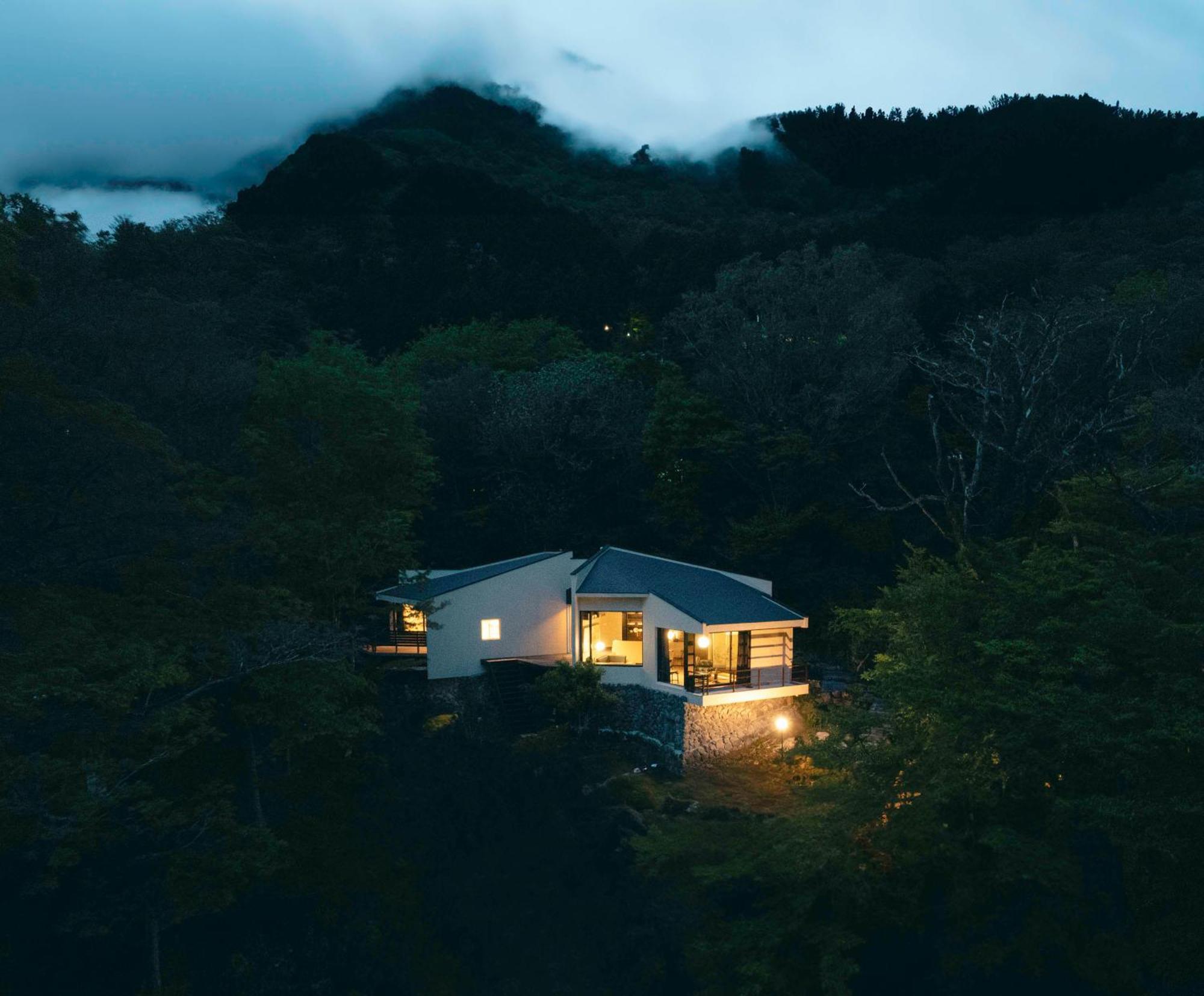 Villa Aknot Hakone 大涌谷を望むモダニズム建築 東京から90分 Exterior foto